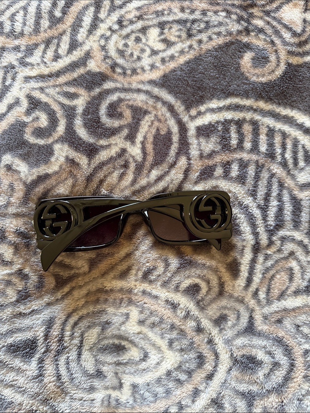Others Follow Black Rectangular Women's Sunglasses - Picture 2 of 2